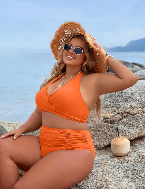 Blooming Jelly Womens Tummy Control Bathing Suits Modest High Waisted Bikini Sets Cute Halter 2 Piece Swim Suits 2025 - Image 50