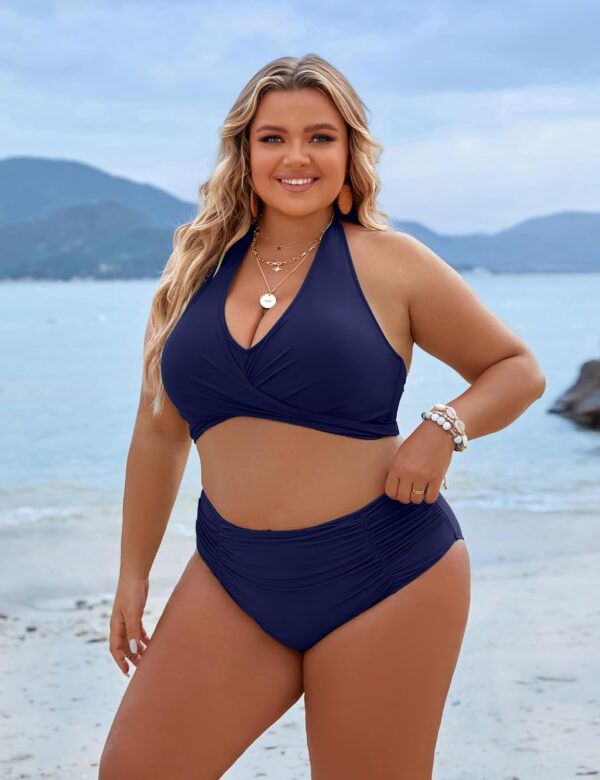 Blooming Jelly Womens Tummy Control Bathing Suits Modest High Waisted Bikini Sets Cute Halter 2 Piece Swim Suits 2025 - Image 121