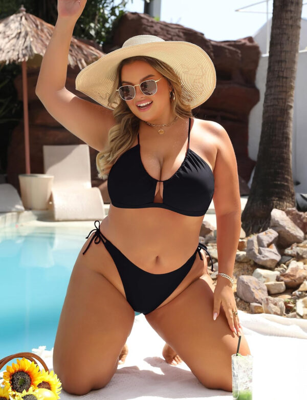 Blooming Jelly Womens Bikini Sets Two Piece Cheeky Swimsuits Curvy Cutout String Bathing Suits - Image 30