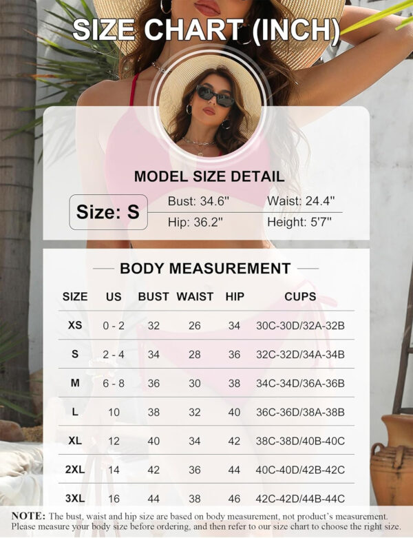 Blooming Jelly Womens Bikini Sets Two Piece Cheeky Swimsuits Curvy Cutout String Bathing Suits - Image 41