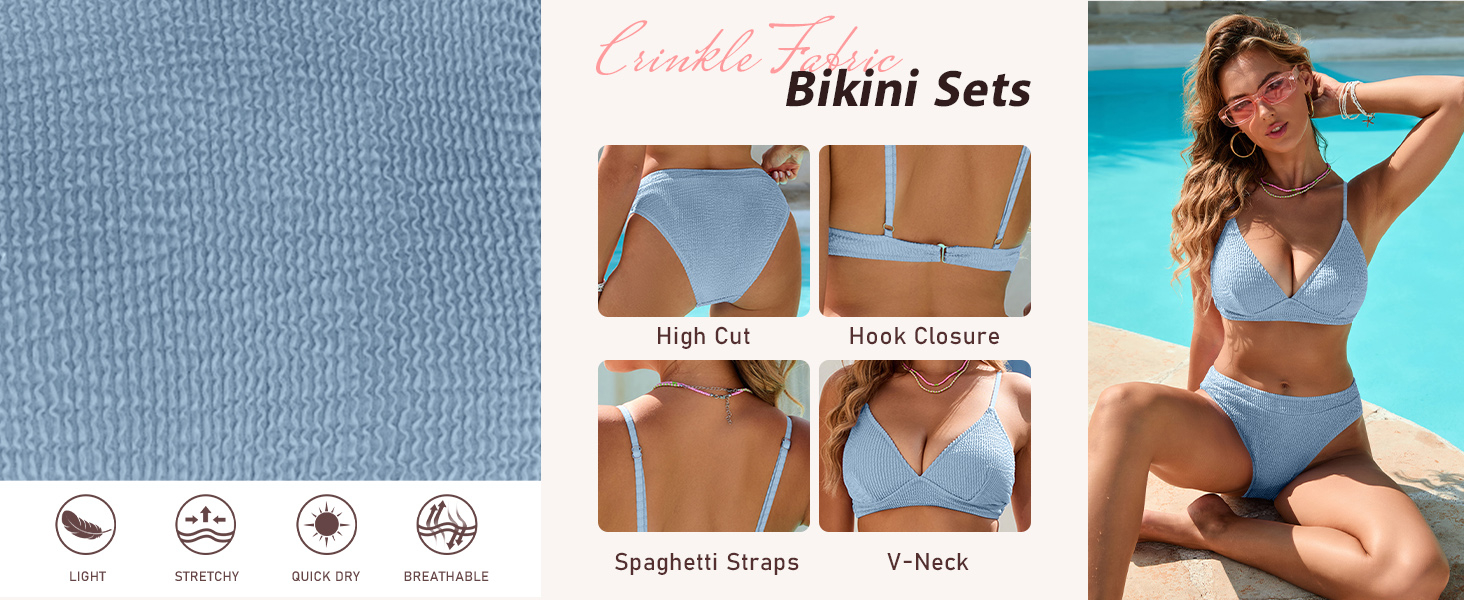 High Cut Mid Waist Swimsuit