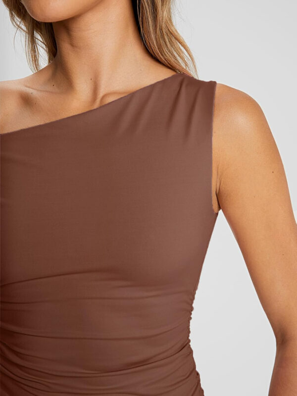 Trendy Queen Womens Summer Off The Shoulder Tops Going Out T Shirts Crop Tank Top Fashion Clothes Spring Outfits 2025 - Image 10