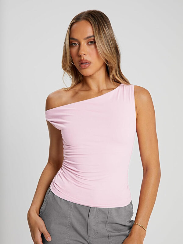 Trendy Queen Womens Summer Off The Shoulder Tops Going Out T Shirts Crop Tank Top Fashion Clothes Spring Outfits 2025 - Image 76