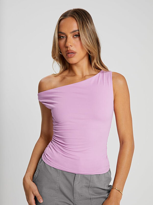 Trendy Queen Womens Summer Off The Shoulder Tops Going Out T Shirts Crop Tank Top Fashion Clothes Spring Outfits 2025 - Image 87