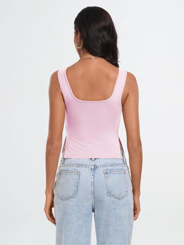 Trendy Queen Womens Going Out Crop Tops Backless Tank Tops Summer Y2k Teen Girls Basics Cute Clothes - Image 5