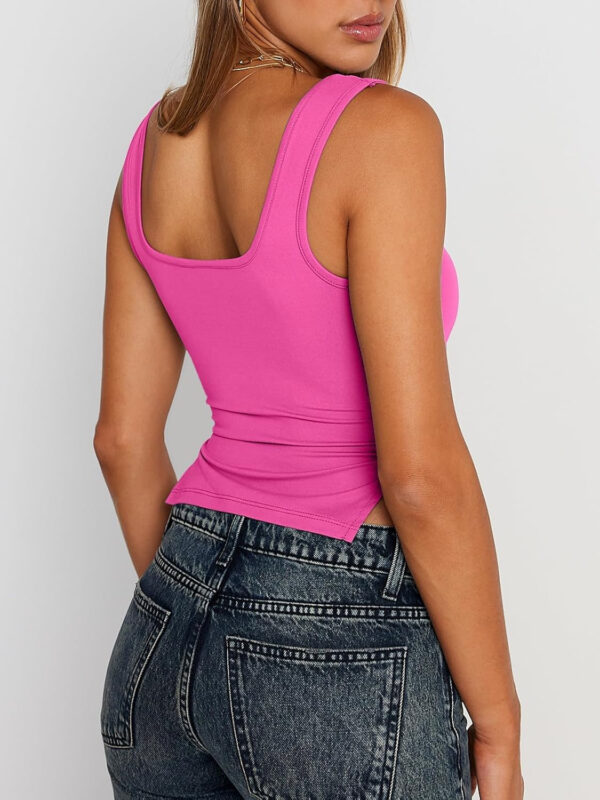 Trendy Queen Womens Going Out Crop Tops Backless Tank Tops Summer Y2k Teen Girls Basics Cute Clothes - Image 10