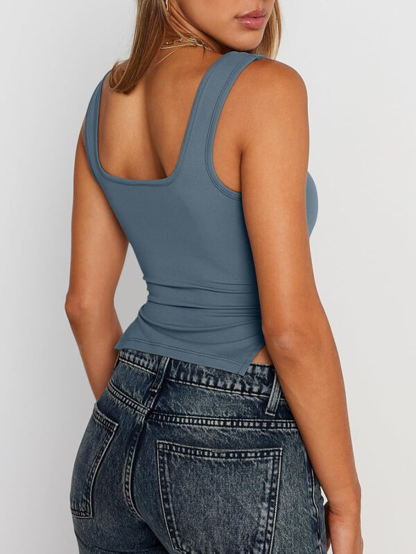 Trendy Queen Womens Going Out Crop Tops Backless Tank Tops Summer Y2k Teen Girls Basics Cute Clothes - Image 15