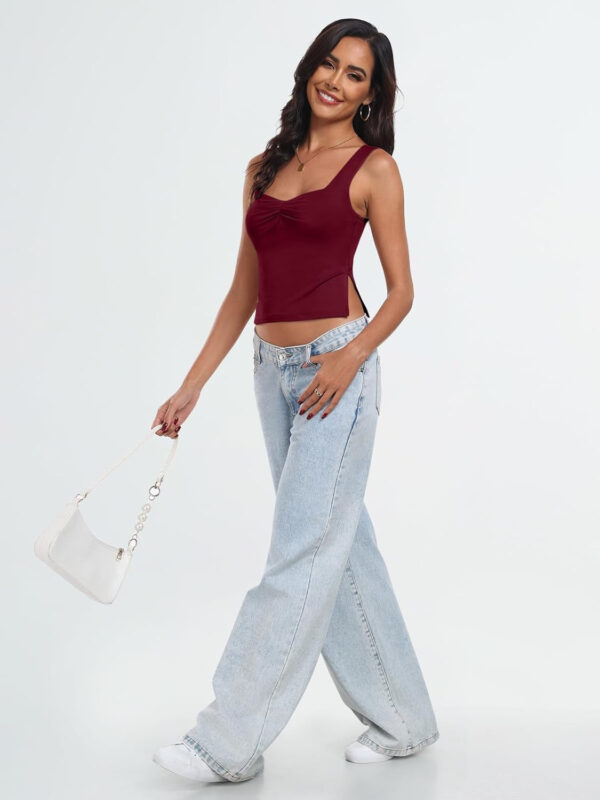 Trendy Queen Womens Going Out Crop Tops Backless Tank Tops Summer Y2k Teen Girls Basics Cute Clothes - Image 22