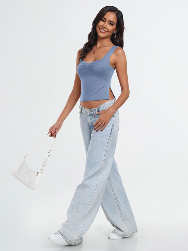 Trendy Queen Womens Going Out Crop Tops Backless Tank Tops Summer Y2k Teen Girls Basics Cute Clothes - Image 28
