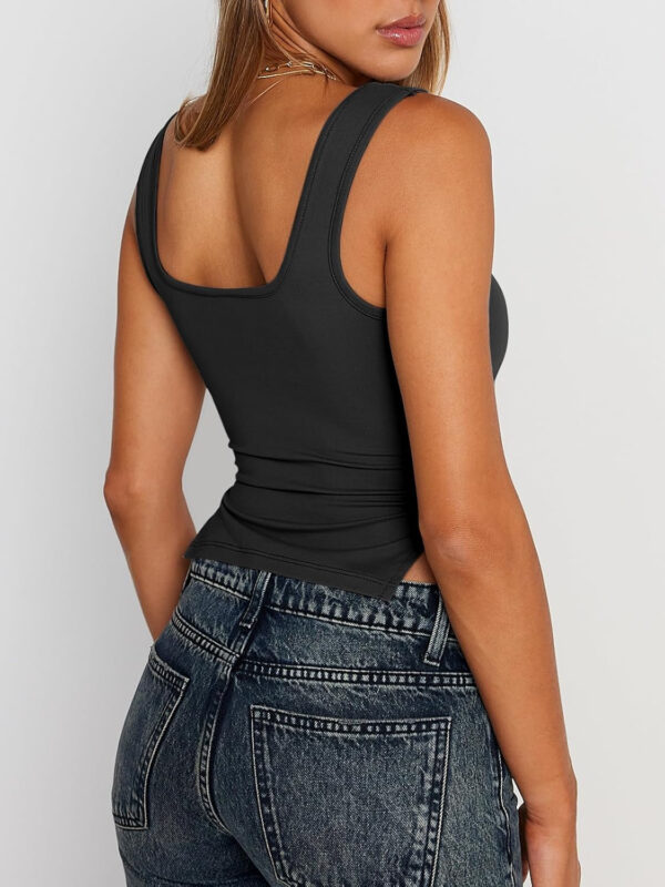 Trendy Queen Womens Going Out Crop Tops Backless Tank Tops Summer Y2k Teen Girls Basics Cute Clothes - Image 32