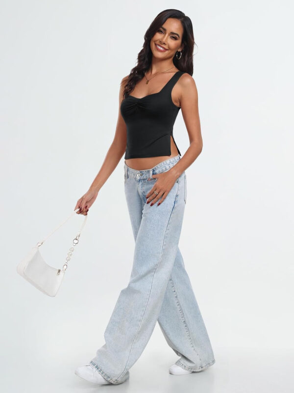 Trendy Queen Womens Going Out Crop Tops Backless Tank Tops Summer Y2k Teen Girls Basics Cute Clothes - Image 34