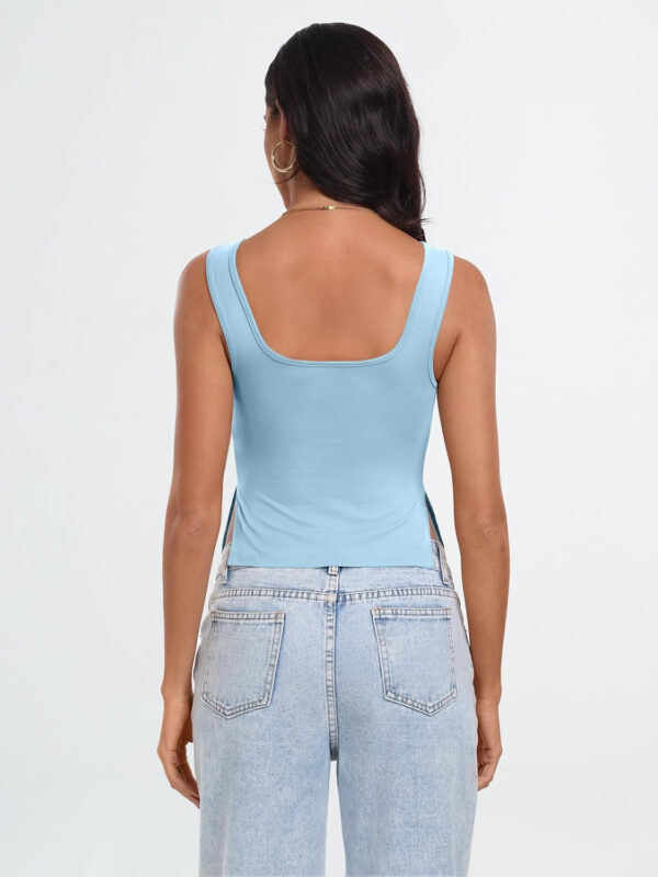 Trendy Queen Womens Going Out Crop Tops Backless Tank Tops Summer Y2k Teen Girls Basics Cute Clothes - Image 38