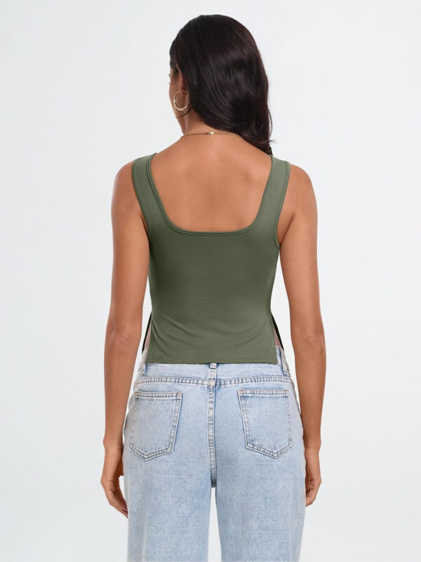 Trendy Queen Womens Going Out Crop Tops Backless Tank Tops Summer Y2k Teen Girls Basics Cute Clothes - Image 43