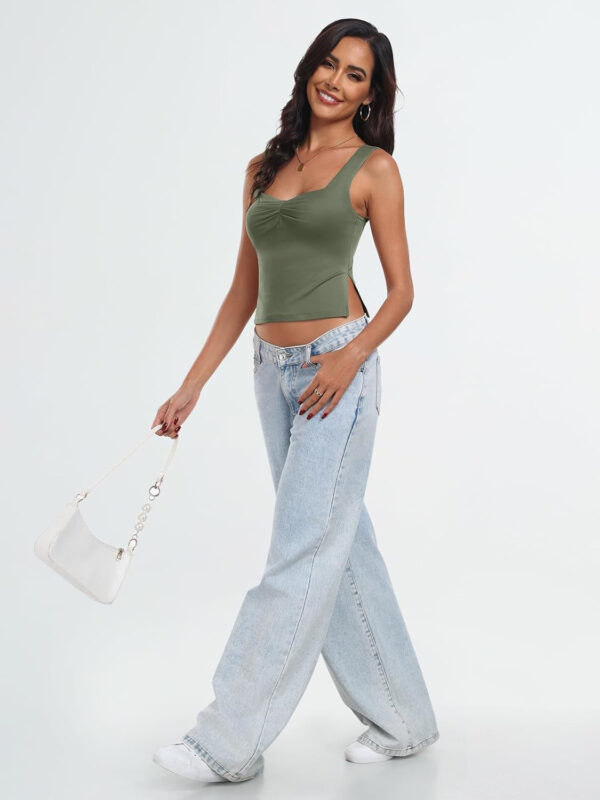 Trendy Queen Womens Going Out Crop Tops Backless Tank Tops Summer Y2k Teen Girls Basics Cute Clothes - Image 44