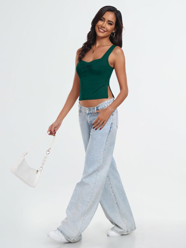 Trendy Queen Womens Going Out Crop Tops Backless Tank Tops Summer Y2k Teen Girls Basics Cute Clothes - Image 49