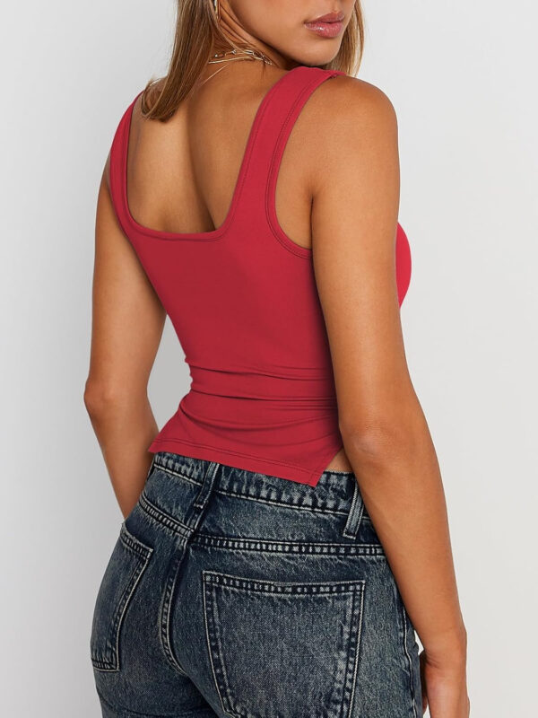 Trendy Queen Womens Going Out Crop Tops Backless Tank Tops Summer Y2k Teen Girls Basics Cute Clothes - Image 53