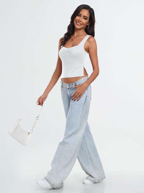 Trendy Queen Womens Going Out Crop Tops Backless Tank Tops Summer Y2k Teen Girls Basics Cute Clothes - Image 70