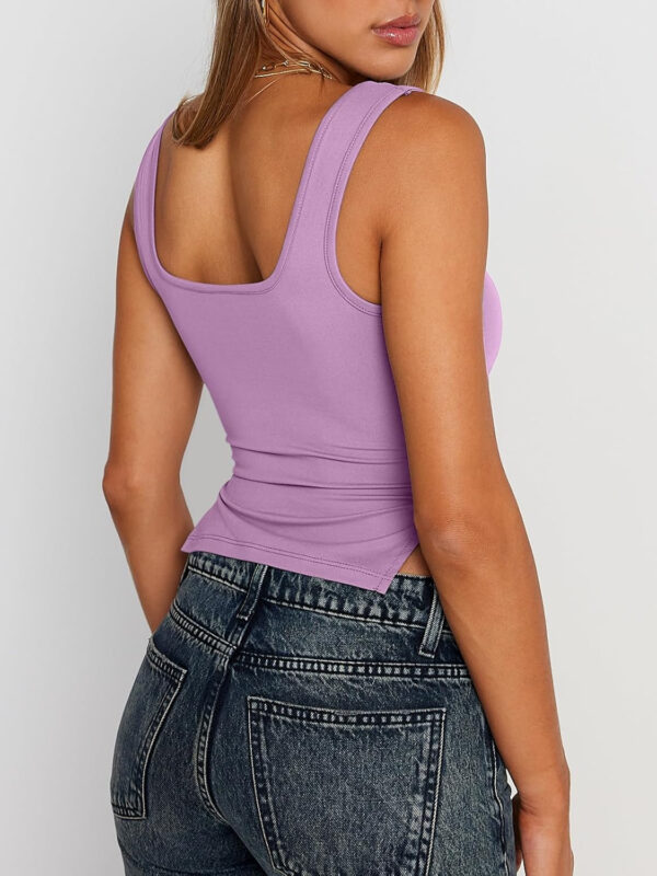Trendy Queen Womens Going Out Crop Tops Backless Tank Tops Summer Y2k Teen Girls Basics Cute Clothes - Image 85
