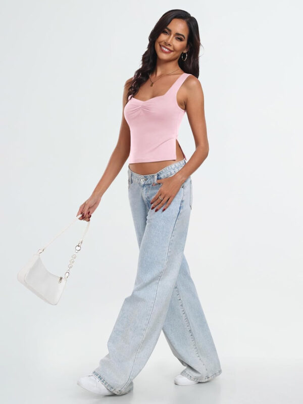 Trendy Queen Womens Going Out Crop Tops Backless Tank Tops Summer Y2k Teen Girls Basics Cute Clothes - Image 99