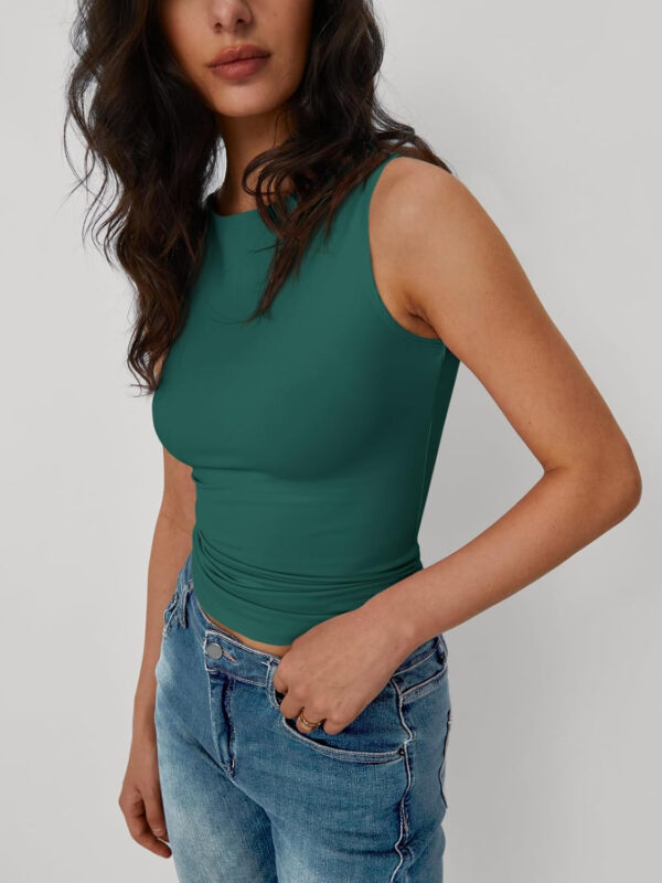 Trendy Queen Women Going Out Summer Tank Tops Spring Casual Basic Cute 2025 Sleeveless Shirt Vacation Fashion Outfit Clothes - Image 39