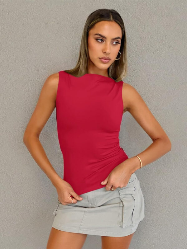 Trendy Queen Women Going Out Summer Tank Tops Spring Casual Basic Cute 2025 Sleeveless Shirt Vacation Fashion Outfit Clothes - Image 47