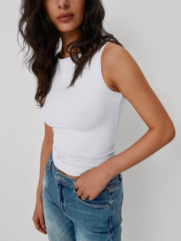 Trendy Queen Women Going Out Summer Tank Tops Spring Casual Basic Cute 2025 Sleeveless Shirt Vacation Fashion Outfit Clothes - Image 76