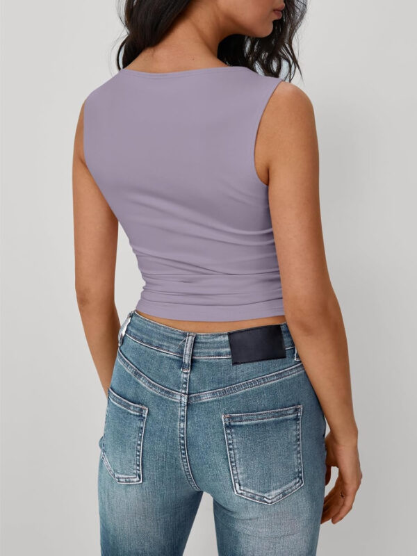 Trendy Queen Women Going Out Summer Tank Tops Spring Casual Basic Cute 2025 Sleeveless Shirt Vacation Fashion Outfit Clothes - Image 82