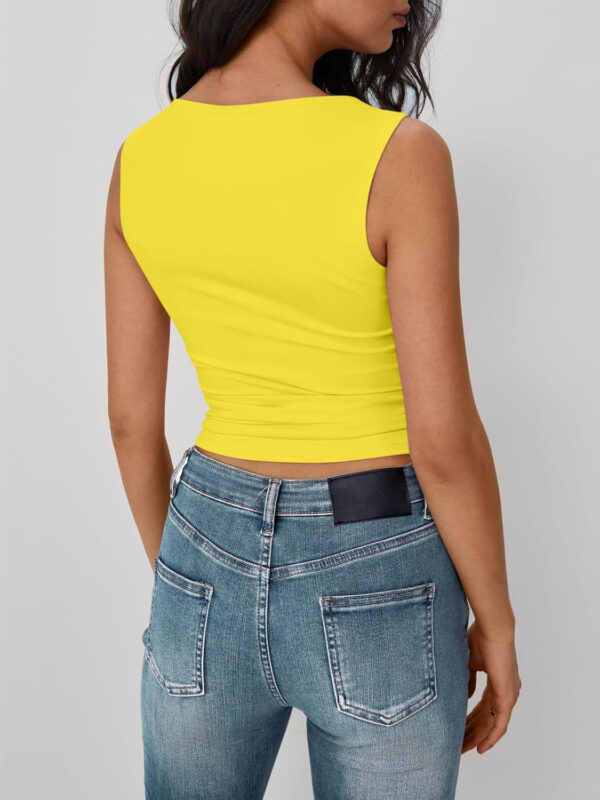 Trendy Queen Women Going Out Summer Tank Tops Spring Casual Basic Cute 2025 Sleeveless Shirt Vacation Fashion Outfit Clothes - Image 87