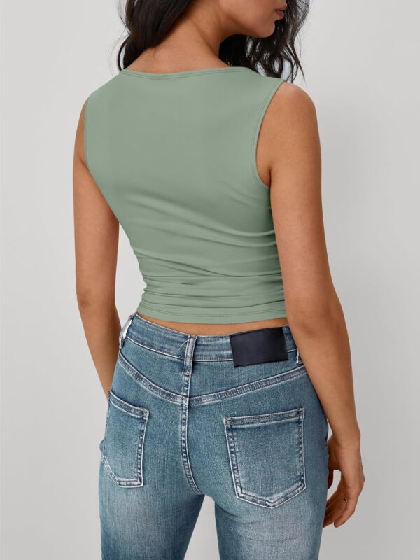 Trendy Queen Women Going Out Summer Tank Tops Spring Casual Basic Cute 2025 Sleeveless Shirt Vacation Fashion Outfit Clothes - Image 97