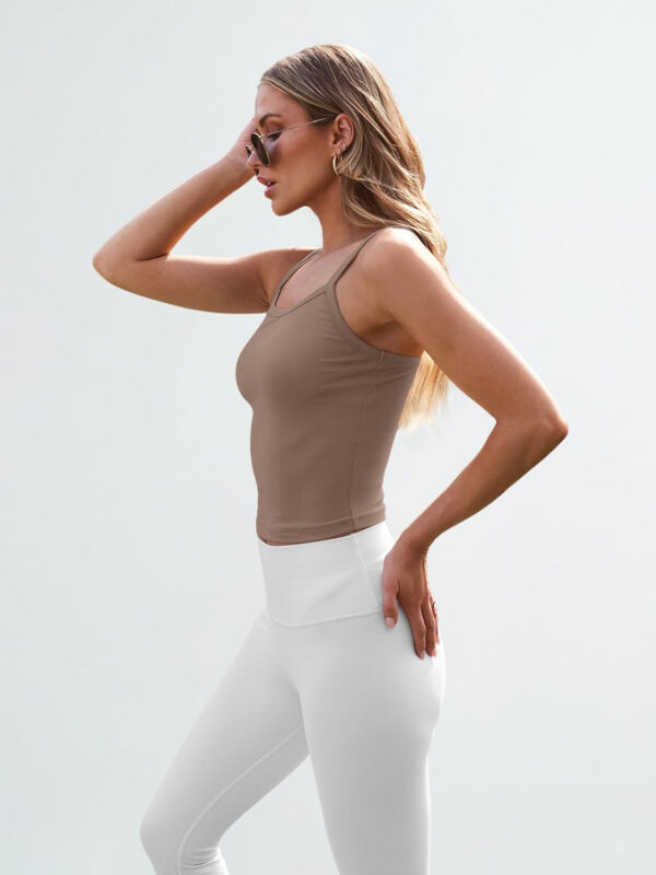 Trendy Queen Womens Spaghetti Strap Tank Tops Adjustable Cute Camisole Going Out Crop Tops Summer Clothes - Image 50